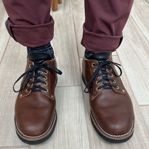 New River Boot Quade in Horween Toasted Coconut Latigo