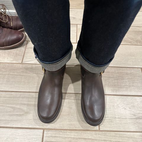 Addict Boots AB-01 Engineer Boots in Brown Horsehide
