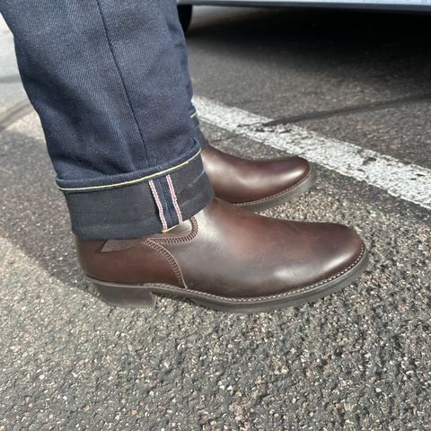 Addict Boots AB-01 Engineer Boots in Brown Horsehide