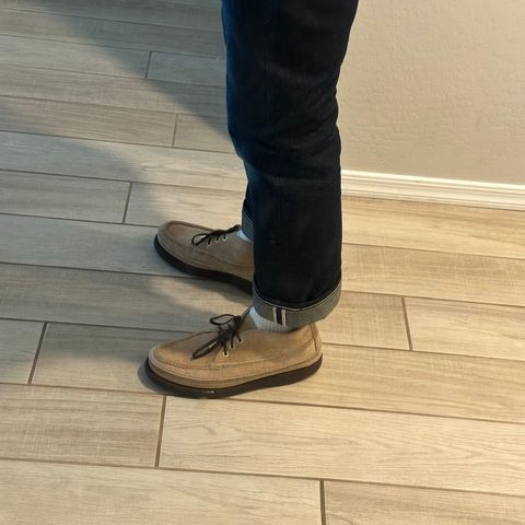 Russell Moccasin Premier Chukka in Tan Laramie Suede