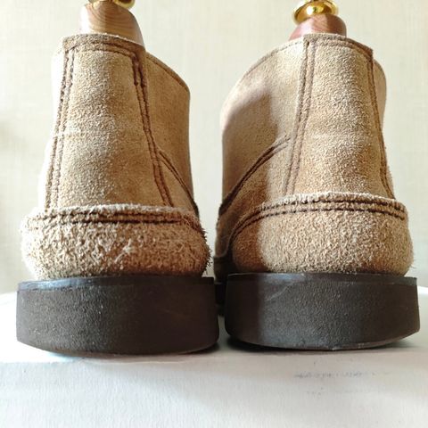 Russell Moccasin Premier Chukka in Tan Laramie Suede