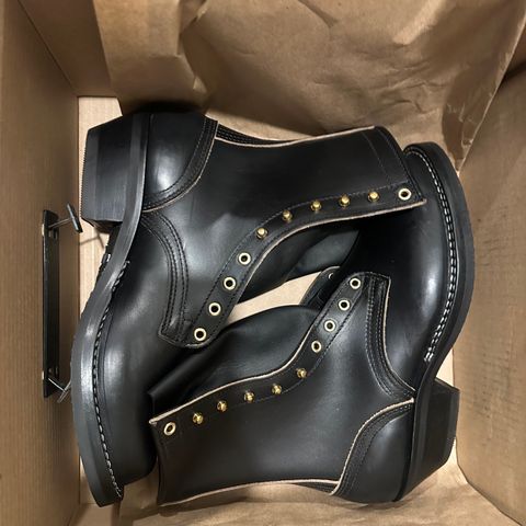 View photo of Nicks Packer in Horween Black Chromexcel