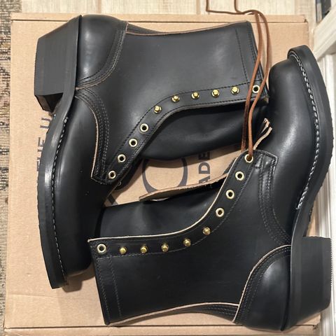 View photo of Nicks Packer in Horween Black Chromexcel