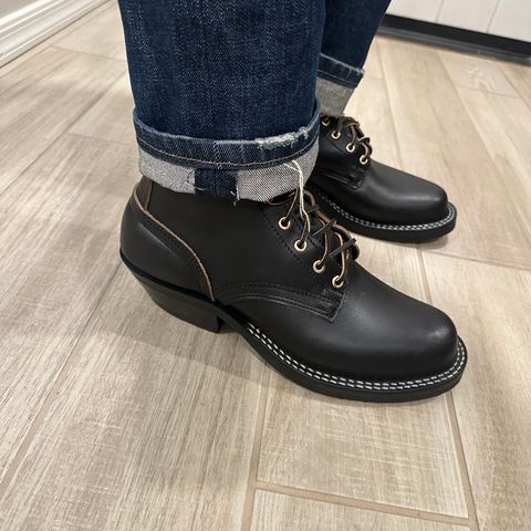 View photo of Nicks Packer in Horween Black Chromexcel