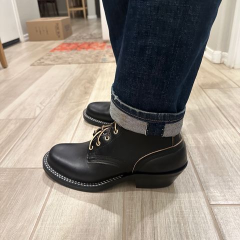 View photo of Nicks Packer in Horween Black Chromexcel