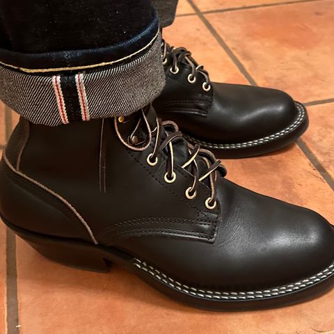 View photo of Nicks Packer in Horween Black Chromexcel