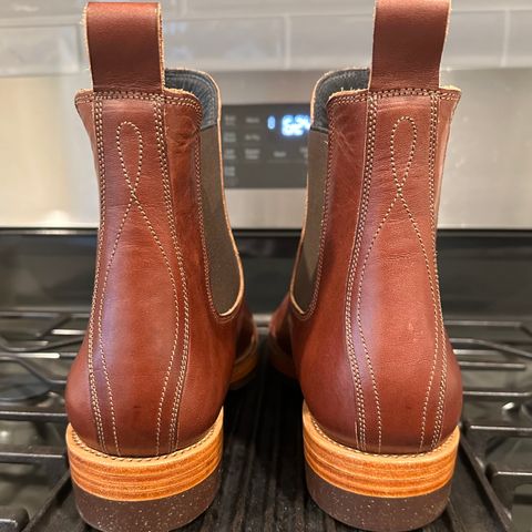 Fortis Wholecut Chelsea in Wickett & Craig Medium Brown English Bridle