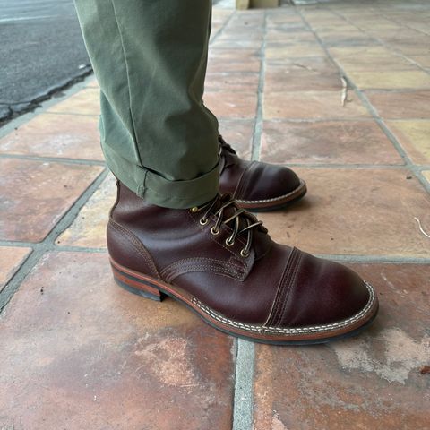 Nicks Parkhurst V2 in Horween Tan Waxed Flesh