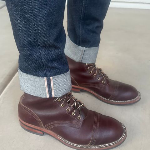 View photo of Nicks Parkhurst V2 in Horween Tan Waxed Flesh