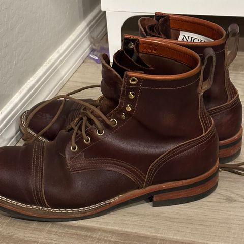 View photo of Nicks Parkhurst V2 in Horween Tan Waxed Flesh