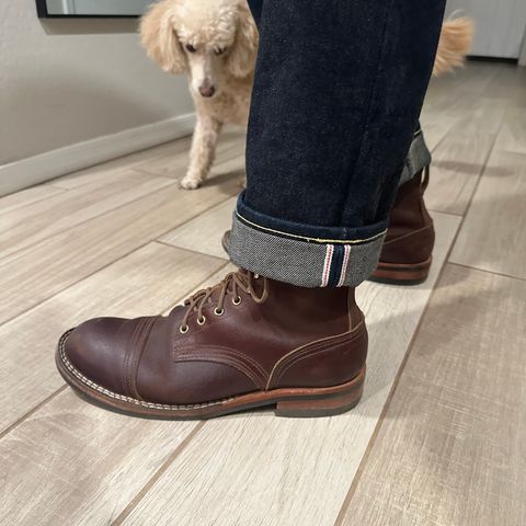 Nicks Parkhurst V2 in Horween Tan Waxed Flesh