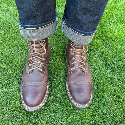 Nicks Parkhurst V2 in Horween Tan Waxed Flesh