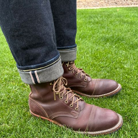 Nicks Parkhurst V2 in Horween Tan Waxed Flesh