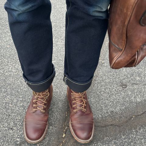Nicks Parkhurst V2 in Horween Tan Waxed Flesh