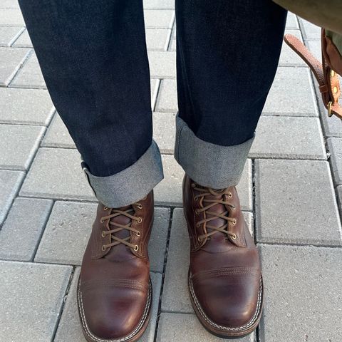 Nicks Parkhurst V2 in Horween Tan Waxed Flesh