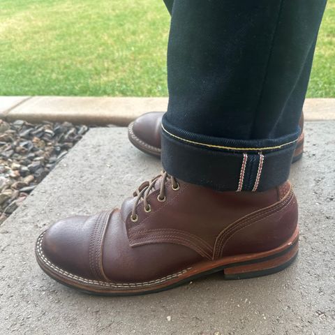 Nicks Parkhurst V2 in Horween Tan Waxed Flesh