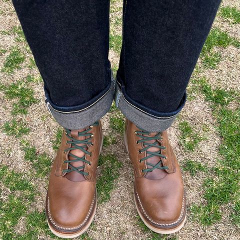 Nicks Free Range in Horween Natural Chromexcel