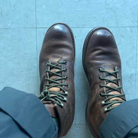 Red Wing Blacksmith in S.B. Foot Copper Rough and Tough