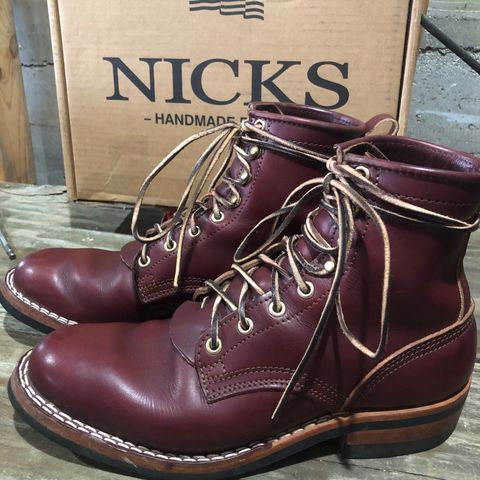 Nicks x Parkhurst V1 in Wickett & Craig Burgundy English Bridle