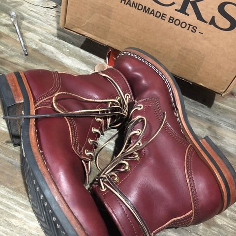 Nicks x Parkhurst V1 in Wickett & Craig Burgundy English Bridle