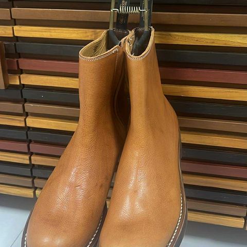 Rolling Dub Trio Casper Boot in Brown Vachetta Virgilio