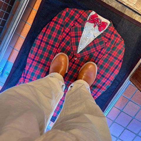 Wesco Boss Engineer Boot in Wickett & Craig Buck Brown Traditional Harness