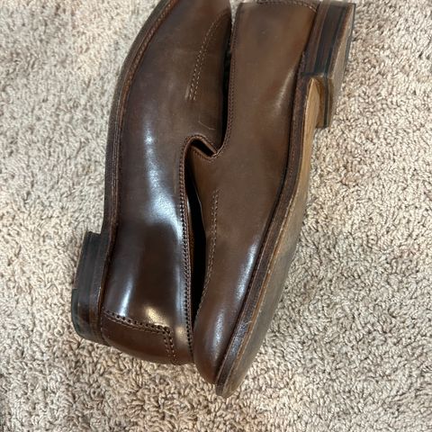 Alden Plain Toe Loafer in Horween Ravello Shell Cordovan