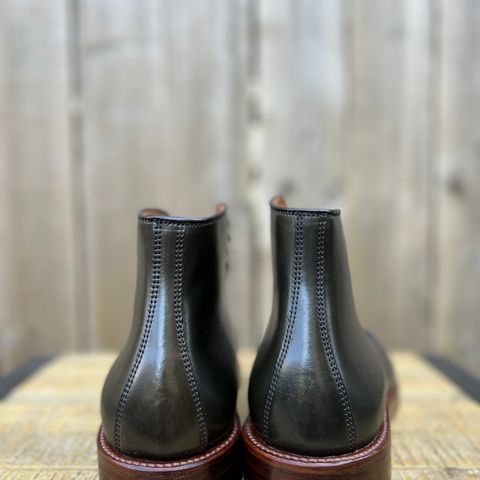 Alden Perforated Cap Toe Boot in Horween Old Bronze Shell Cordovan
