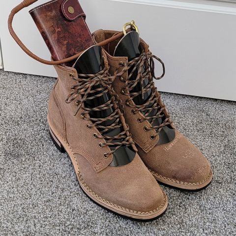 Wesco Hendrik in Horween Natural Chromexcel Horsehide Roughout