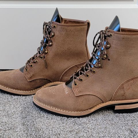 Wesco Hendrik in Horween Natural Chromexcel Horsehide Roughout