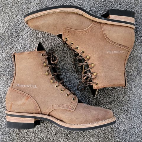 Wesco Hendrik in Horween Natural Chromexcel Horsehide Roughout
