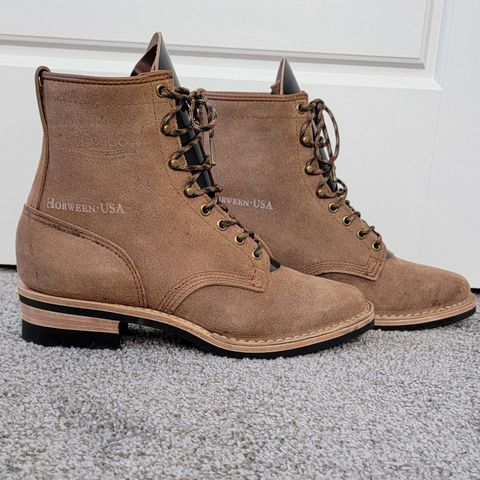 Wesco Hendrik in Horween Natural Chromexcel Horsehide Roughout