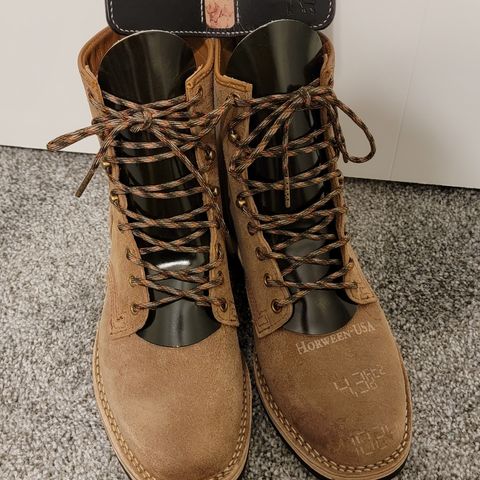 Wesco Hendrik in Horween Natural Chromexcel Horsehide Roughout