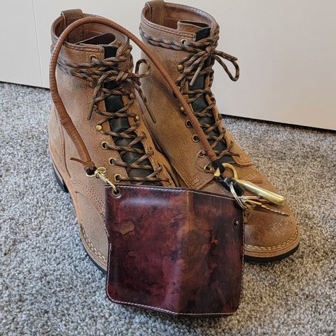 Wesco Hendrik in Horween Natural Chromexcel Horsehide Roughout