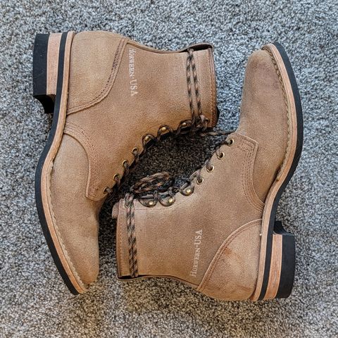 Wesco Hendrik in Horween Natural Chromexcel Horsehide Roughout