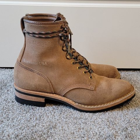 Wesco Hendrik in Horween Natural Chromexcel Horsehide Roughout