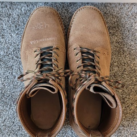 Wesco Hendrik in Horween Natural Chromexcel Horsehide Roughout