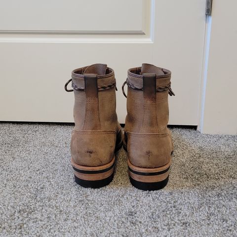 Wesco Hendrik in Horween Natural Chromexcel Horsehide Roughout