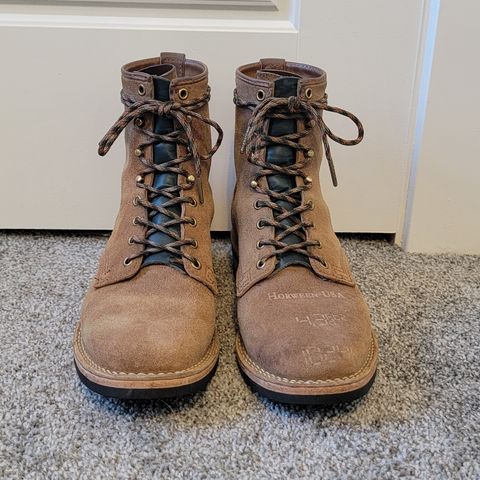 Wesco Hendrik in Horween Natural Chromexcel Horsehide Roughout