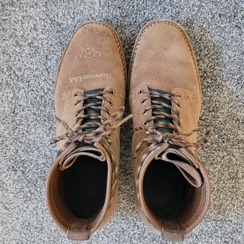 Wesco Hendrik in Horween Natural Chromexcel Horsehide Roughout