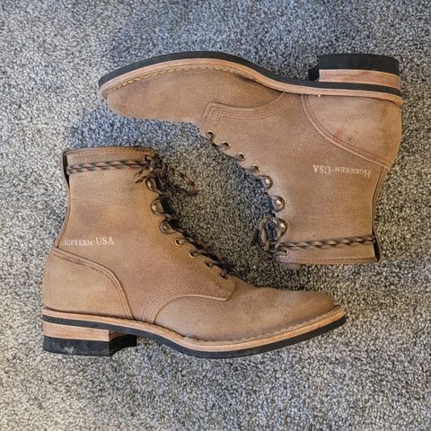Wesco Hendrik in Horween Natural Chromexcel Horsehide Roughout