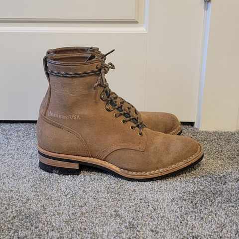 Wesco Hendrik in Horween Natural Chromexcel Horsehide Roughout