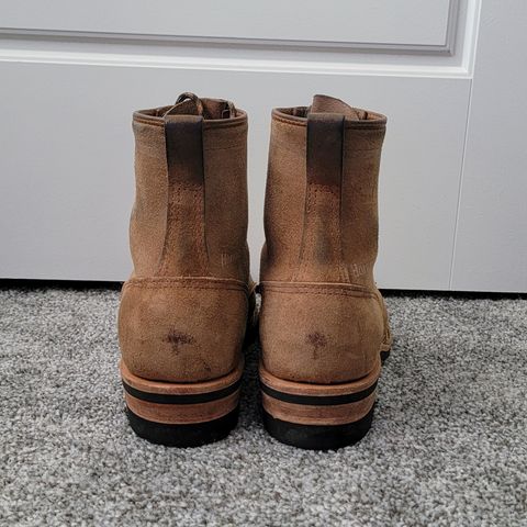 Wesco Hendrik in Horween Natural Chromexcel Horsehide Roughout