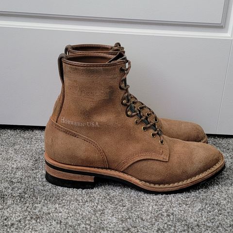 Wesco Hendrik in Horween Natural Chromexcel Horsehide Roughout
