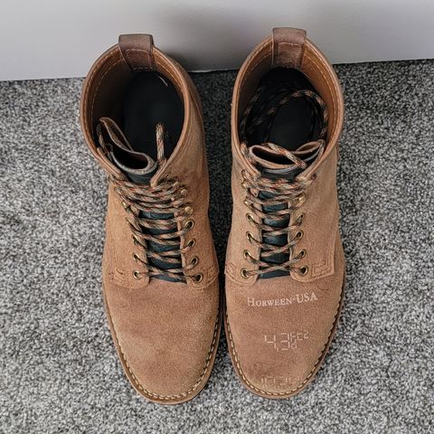 Wesco Hendrik in Horween Natural Chromexcel Horsehide Roughout