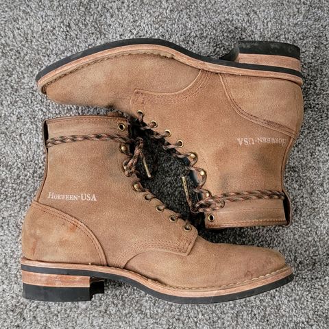 Wesco Hendrik in Horween Natural Chromexcel Horsehide Roughout