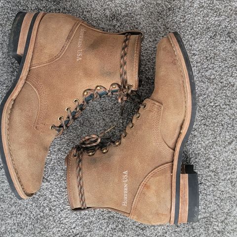 Wesco Hendrik in Horween Natural Chromexcel Horsehide Roughout