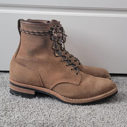 Wesco Hendrik in Horween Natural Chromexcel Horsehide Roughout