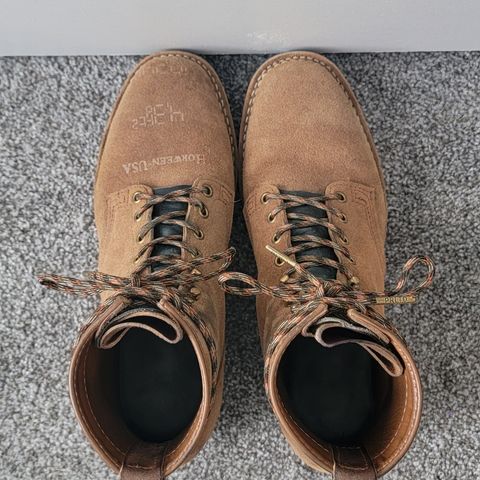 Wesco Hendrik in Horween Natural Chromexcel Horsehide Roughout