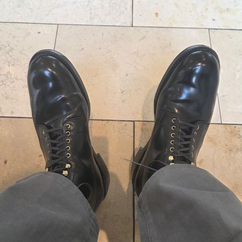 Alden x Ealdwine Mogavero in Horween Black Shell Cordovan